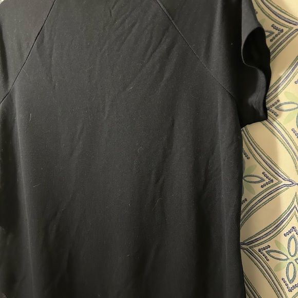 NWT BELYN KEYS Polo Zipper Neck Navy Blue with White Accents and Key Details - Picture 15 of 16